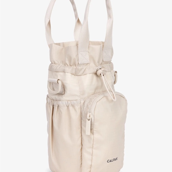 Calpak Beige Drawstring Backpack - Picture 1 of 5